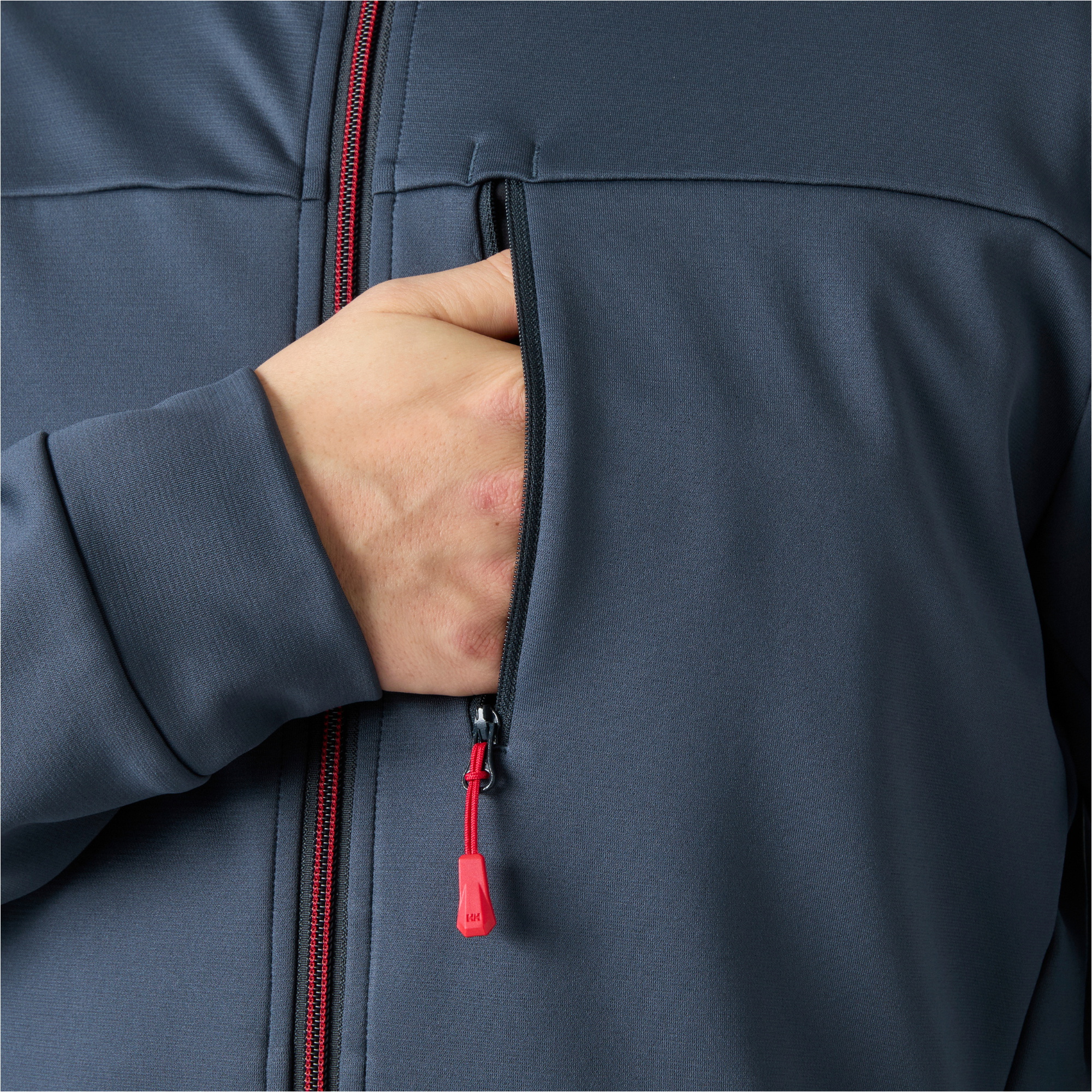 2026 Helly Hansen Mens Crew Fleece Jacket 34599 - Navy